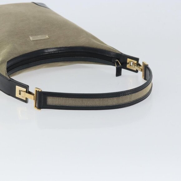 Authentic GUCCI Shoulder Bag Canvas Beige Gold 001 4204 - Picture 14 of 16